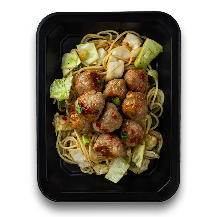 Sweet Chili Turkey Meatballs | ProMeals Menu